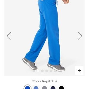 Figs Livingston Scrub Pants Royal Blue